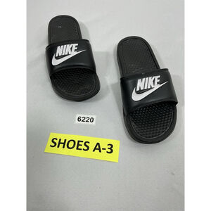 Mens Nike Slipon Slide Sandals 8 Black Logo